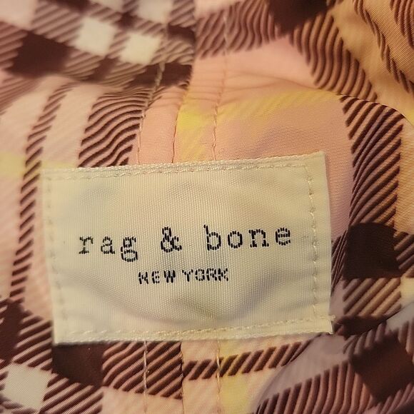 Rag & Bone Pink and Brown Addison Cap - Picture 6 of 6